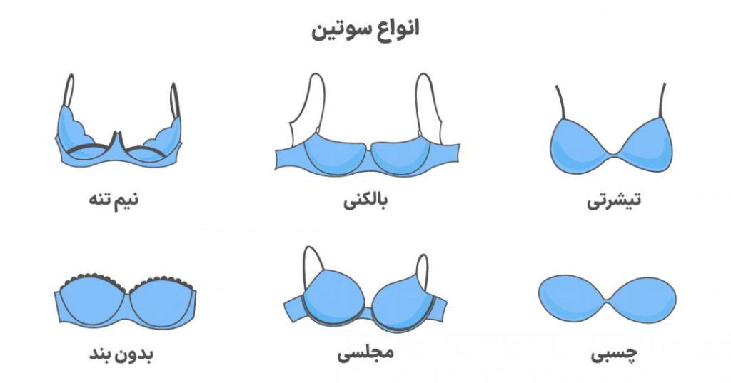 انواع سوتین