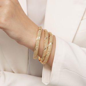 النگو 7 میل زنانه بسته ٣ عددی