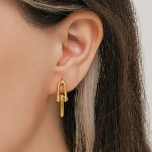 گوشواره استیل تیفانی