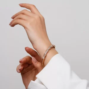 دستبند النگویی نگین دار Xuping