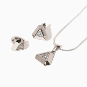 نیم ست مثلث نگین دار Xuping