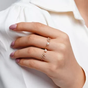 انگشتر گندم و مروارید Xuping