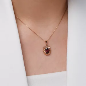 پلاک نگین دار Xuping