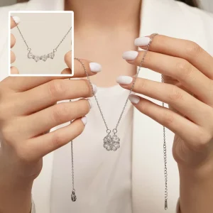 گردنبند استیل قلب مگنتی