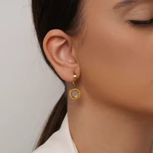 گوشواره استیل BVLGARI